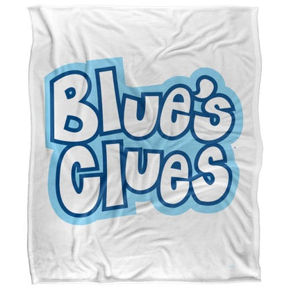Front - Blue´s Clues Silky Logo Supersoft Blanket
