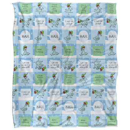 Front - The Pigeon Dont Let Drive The Silky Sleigh Supersoft Blanket