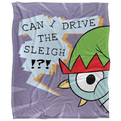 Front - The Pigeon Dont Let Drive The Silky Sleigh Supersoft Blanket