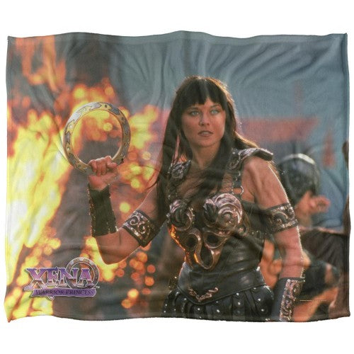 Front - Xena: The Warrior Princess Silky Chakra Supersoft Blanket