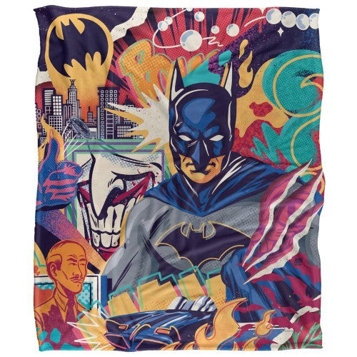 Front - Batman Jappy Agoncillo Silky Supersoft Blanket