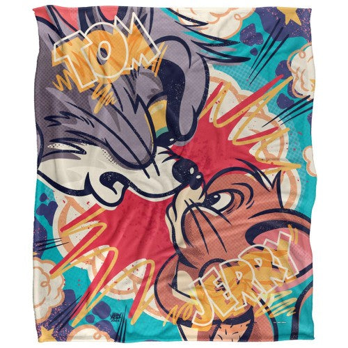 Front - Tom & Jerry Jappy Agoncillo Silky Supersoft Blanket