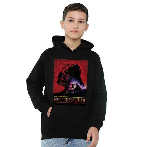 Front - Star Wars: Return Of The Jedi Childrens/Kids Block Hoodie