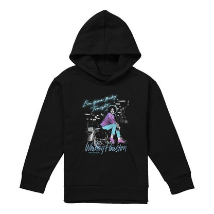 Front - Whitney Houston Childrens/Kids Baby Tonight Pull Over Hoodie