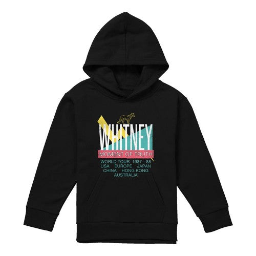 Front - Whitney Houston Childrens/Kids Moment Of Truth Tour Pull Over Hoodie