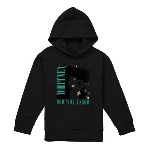 Front - Whitney Houston Childrens/Kids How Will I Know Pull Over Hoodie