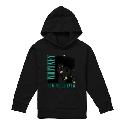 Front - Whitney Houston Childrens/Kids How Will I Know Pull Over Hoodie