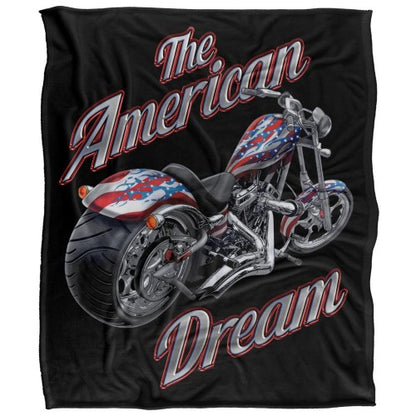 Front - JQ Licensing James Piazza The American Dream Silky Motorbike Supersoft Blanket
