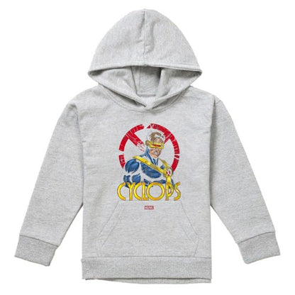 Front - X-Men Childrens/Kids Cyclops Logo Heather Pull Over Hoodie