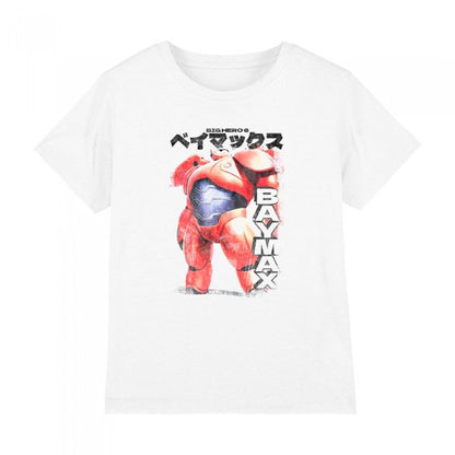 Front - Big Hero 6 Boys Baymax Poster T-Shirt