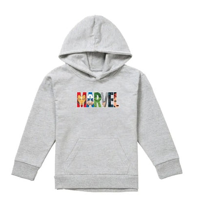 Front - The Avengers Childrens/Kids Brick Logo Pullover Hoodie