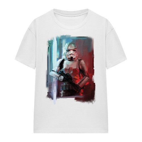 Front - Star Wars: Obi-Wan Kenobi Womens/Ladies Stormtrooper T-Shirt