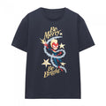 Front - Captain Marvel Womens/Ladies Be Merry Be Bright T-Shirt