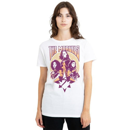 Front - The Marvels Womens/Ladies Quantum Heroes T-Shirt