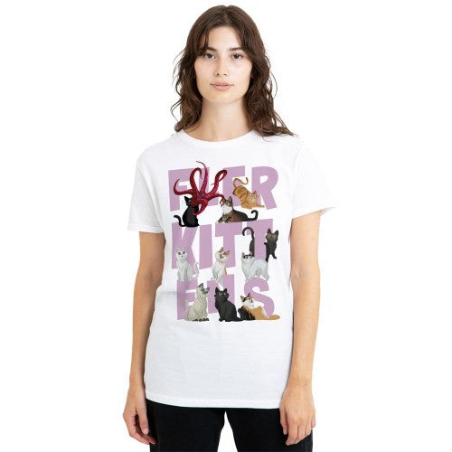 Front - The Marvels Womens/Ladies Flerkitten T-Shirt