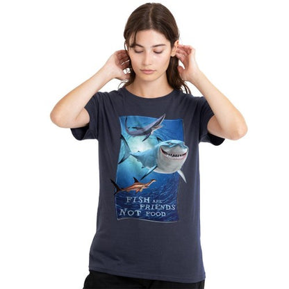 Front - Finding Nemo Womens/Ladies Fish Are Friends T-Shirt