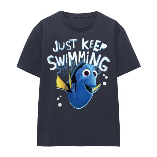 Front - Finding Nemo Womens/Ladies Just Keep Swimming T-Shirt