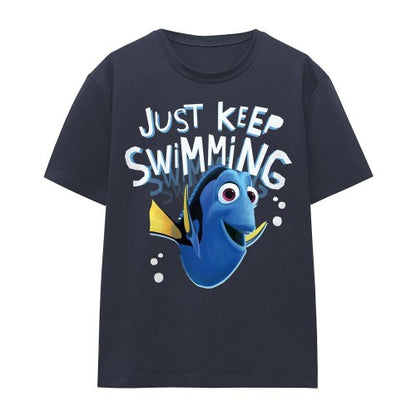 Front - Finding Nemo Womens/Ladies Just Keep Swimming T-Shirt