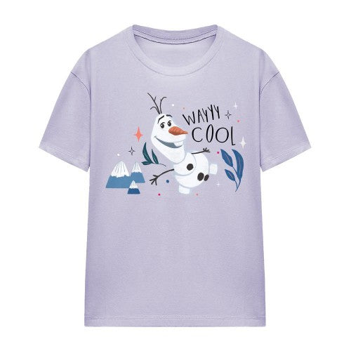 Front - Frozen Womens/Ladies Wayyy Cool T-Shirt