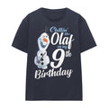 Front - Frozen Womens/Ladies Chillin Like Olaf 9th Birthday T-Shirt