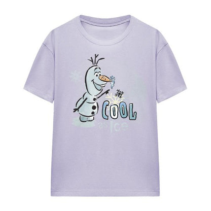 Front - Frozen Womens/Ladies Cool As Ice Olaf & Bruni T-Shirt