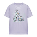 Front - Frozen Womens/Ladies Cool As Ice Olaf & Bruni T-Shirt