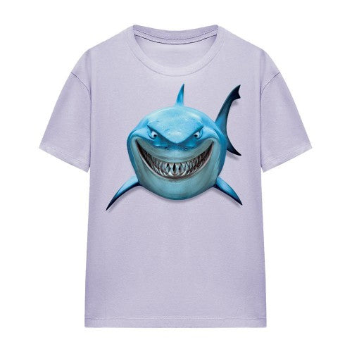 Front - Finding Nemo Womens/Ladies Shark Smile Smile T-Shirt