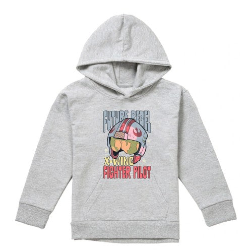 Front - Star Wars Childrens/Kids Future Rebel Fighter Pilot X-Wing Hoodie