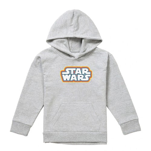 Front - Star Wars Childrens/Kids Logo Outline Hoodie