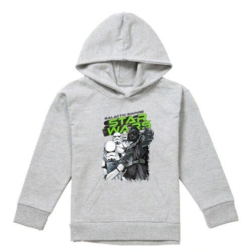 Front - Star Wars Childrens/Kids Galactic Empire Darth Vader Sketch Hoodie