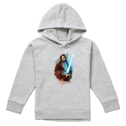 Front - Star Wars: Obi-Wan Kenobi Childrens/Kids Painted Pull Over Hoodie