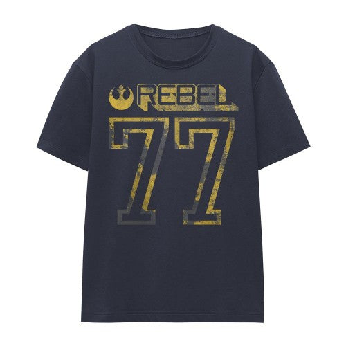Front - Star Wars Rebels Womens/Ladies 77 T-Shirt
