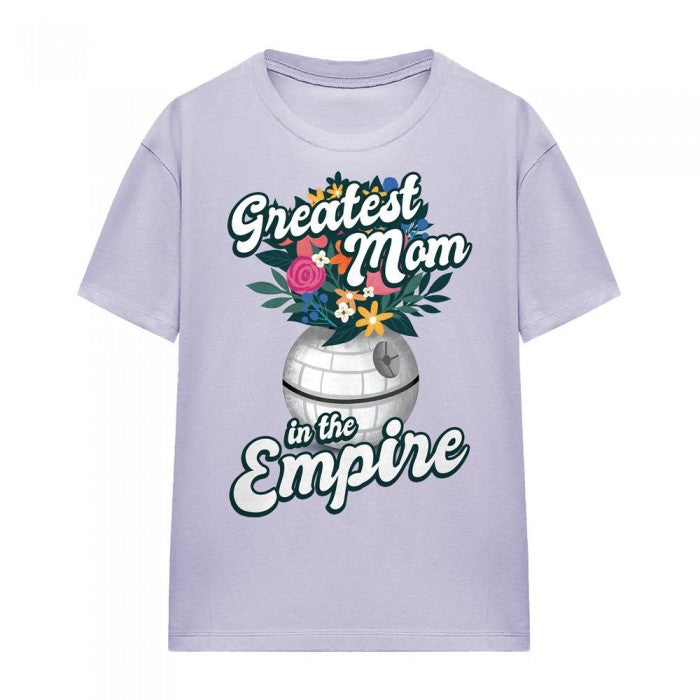 Front - Star Wars Womens/Ladies Greatest Mom In The Empire Mothers Day T-Shirt