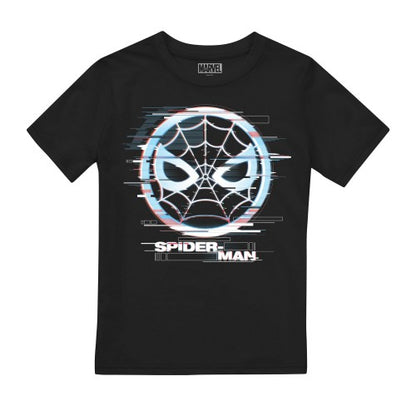 Front - Spider-Man Childrens/Kids Glitch T-Shirt