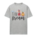 Front - Cinderella Womens/Ladies Team Dream Jaq And Gus Heather T-Shirt