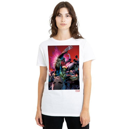 Front - X-Men Womens/Ladies Wolverine Nightcrawler T-Shirt