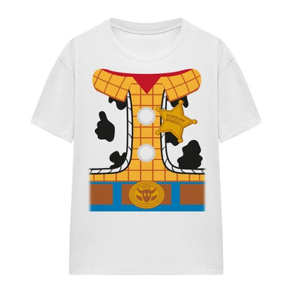Front - Toy Story Womens/Ladies Woody Costume T-Shirt
