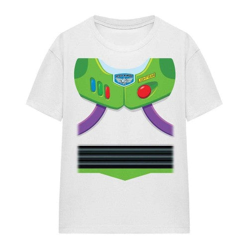 Front - Toy Story Womens/Ladies Buzz Lightyear Costume T-Shirt