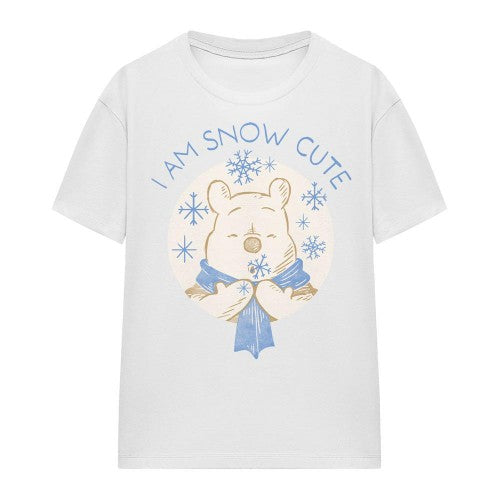 Front - Winnie the Pooh Womens/Ladies I Am Snow Cute T-Shirt