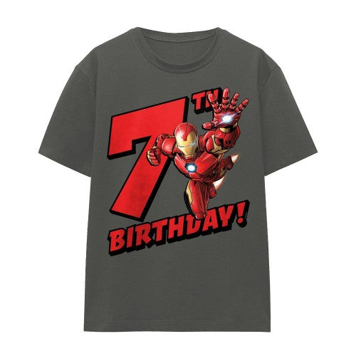 Front - Iron Man Womens/Ladies 7th Birthday T-Shirt