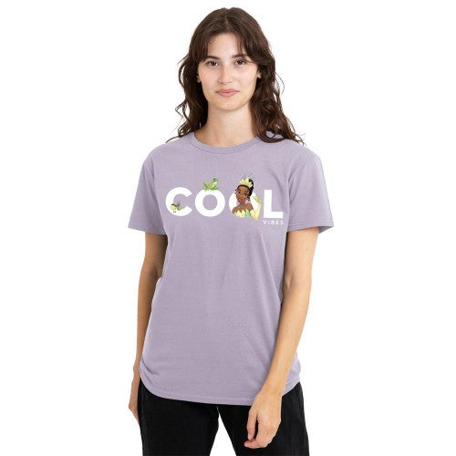 Front - The Princess and the Frog Womens/Ladies Cool Vibes T-Shirt