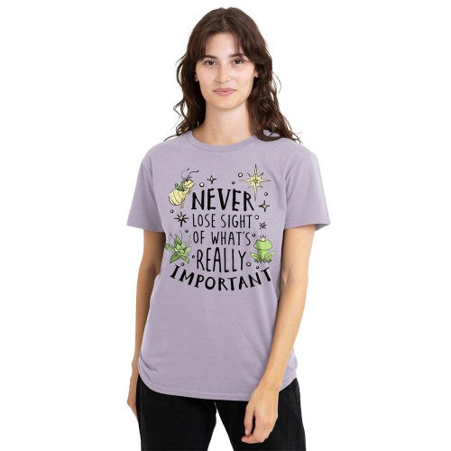 Front - The Princess and the Frog Womens/Ladies Never Lose Sight T-Shirt