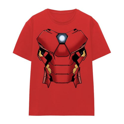 Front - Iron Man Womens/Ladies Iron Man Costume T-Shirt