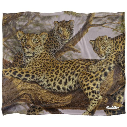 Front - Wild Wings Family Silky Tree Supersoft Blanket