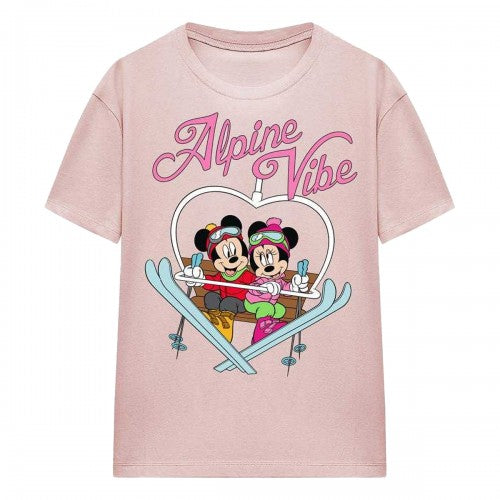 Front - Disney Womens/Ladies Alpine Vibes T-Shirt