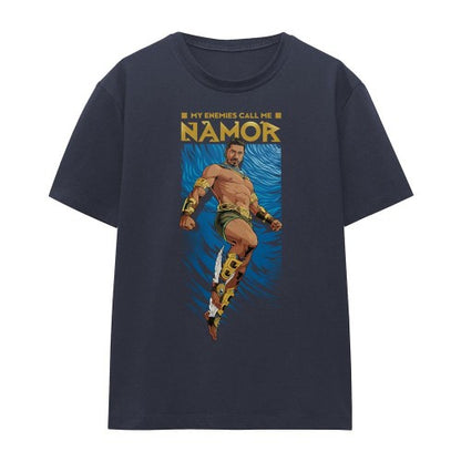 Front - Black Panther: Wakanda Forever Womens/Ladies Enemies Call Me Namor T-Shirt