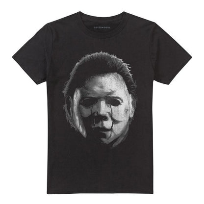 Front - Halloween Unisex Adult Michael Myers Face T-Shirt