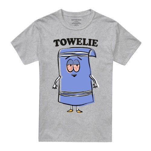 Front - South Park Mens Towelie Heather T-Shirt
