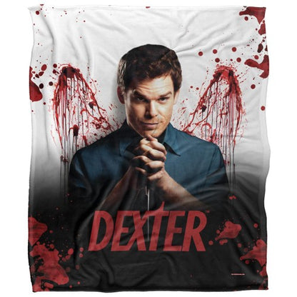 Front - Dexter Blood Never Lies Silky Supersoft Blanket