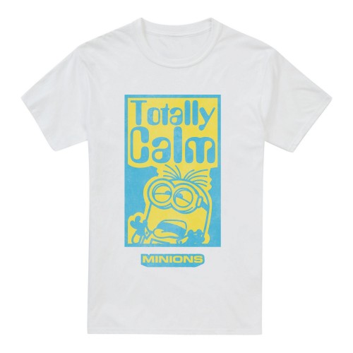 Front - Minions Mens Totally Calm T-Shirt